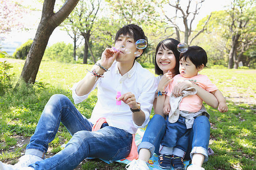 ファミリーフォト 撮影場所 代官山、西郷山公園８