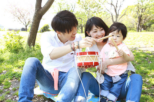 ファミリーフォト 撮影場所 代官山、西郷山公園９