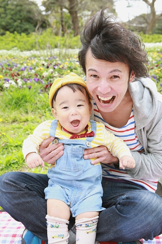 葛西臨海公園 家族写真