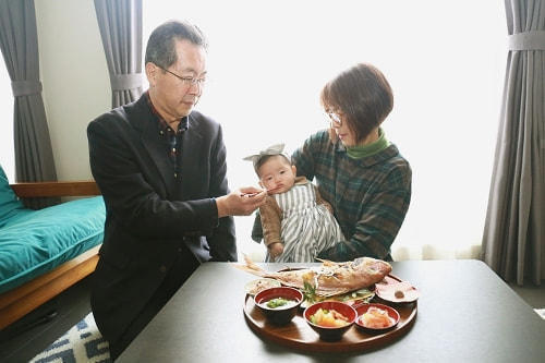 お食い初め(百日祝い)写真３