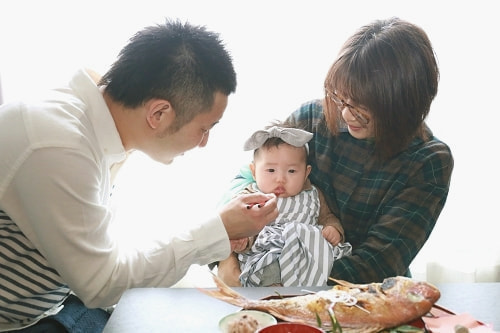 お食い初め(百日祝い)写真７