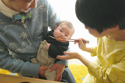 百日祝い(お食い初め)写真６