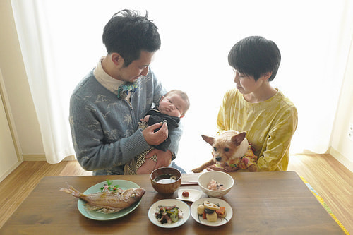 百日祝い(お食い初め)写真１０