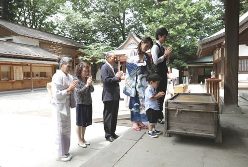 お宮参り写真 撮影場所 川越氷川神社４