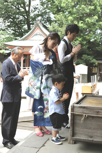 お宮参り写真 撮影場所 川越氷川神社５