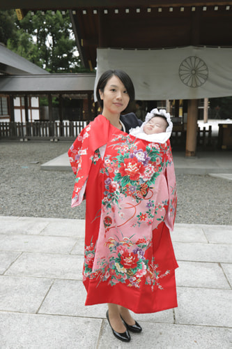 お宮参り写真 撮影場所 阿佐ヶ谷神明宮２