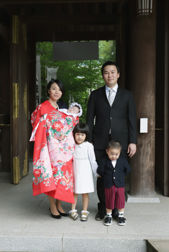 お宮参り写真 撮影場所 阿佐ヶ谷神明宮６