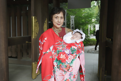 お宮参り写真 撮影場所 阿佐ヶ谷神明宮１０