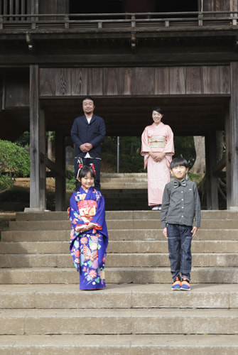 七五三写真 撮影場所 法華経寺１６