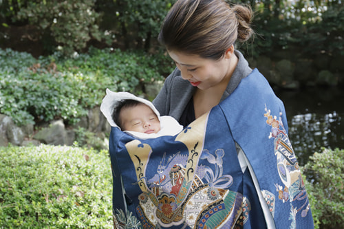 お宮参り写真 撮影場所 寒川神社６
