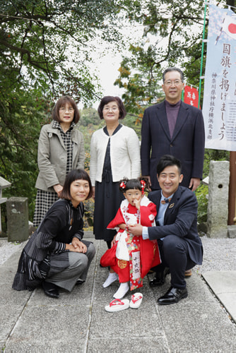 七五三写真 撮影場所 師岡熊野神社１０