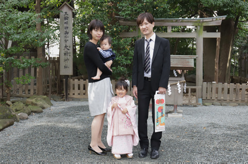 七五三写真 撮影場所 伊勢山皇大神宮１７