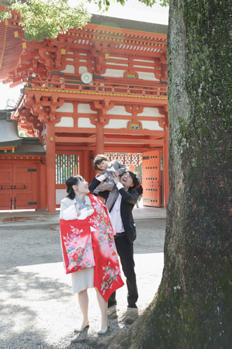 お宮参り写真 撮影場所 大宮氷川神社