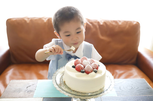 3歳バースデーフォト