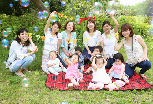 家族写真、子供、赤ちゃん、バースデー、マタニティフォト