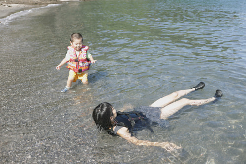 今夏最後の海水浴