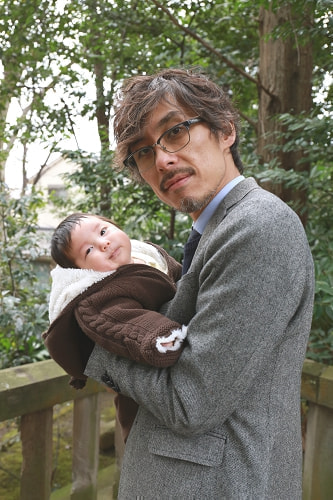 お宮参り写真 撮影場所 世田谷八幡宮 温かい写真