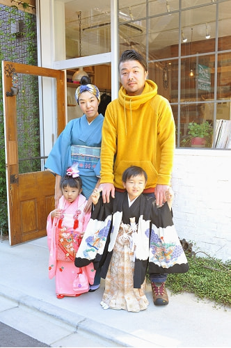 七五三写真 撮影場所 美容室、中山法華経寺2