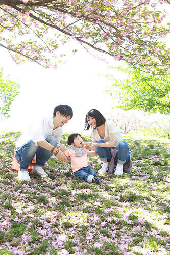 ファミリーフォト 撮影場所 代官山、西郷山公園４