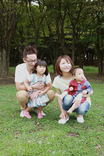 根岸森林公園 家族写真
