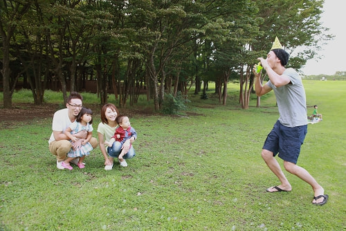 根岸森林公園 家族写真