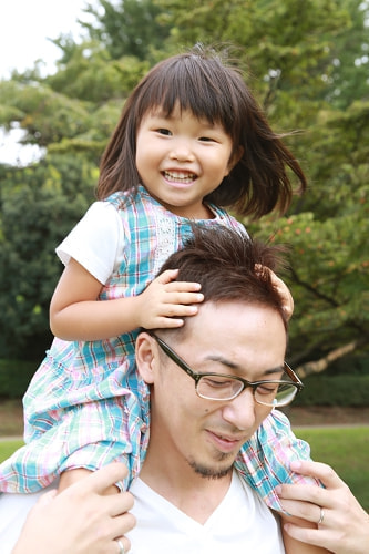 根岸森林公園 家族写真