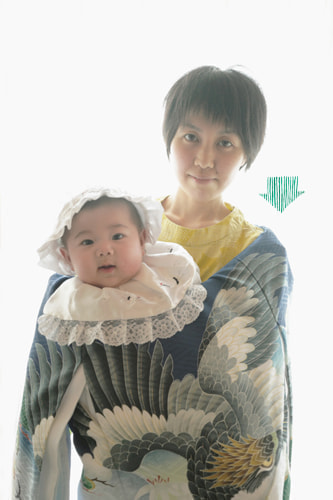 お宮参り着物の着付け