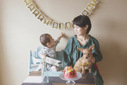 １歳バースデーフォト１１