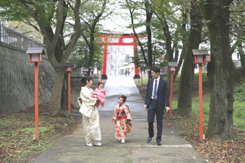 七五三写真 撮影場所 町田市 菅原神社144