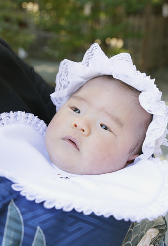 お宮参り写真 撮影場所 横浜 伊勢山皇大神宮 お宮参り着物レンタル１４