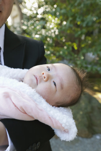 お宮参り写真 撮影場所 横浜 伊勢山皇大神宮 赤ちゃん
