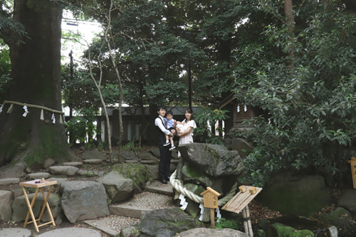 お宮参り写真 撮影場所 川越氷川神社１１