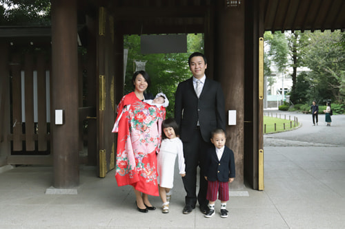 お宮参り写真 撮影場所 阿佐ヶ谷神明宮５