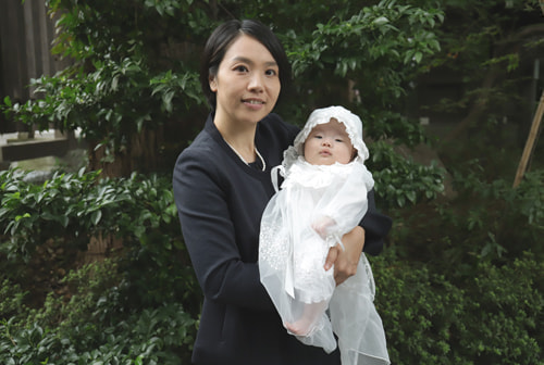 お宮参り写真 撮影場所 阿佐ヶ谷神明宮１４