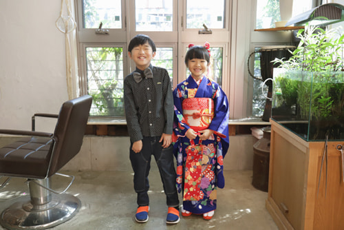 七五三写真 撮影場所 美容室５