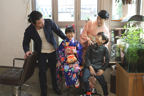 七五三写真 撮影場所 美容室１５