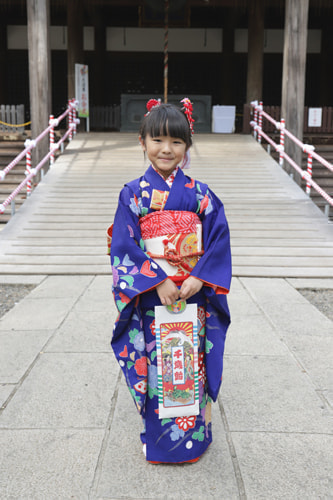 七五三写真 撮影場所 法華経寺３