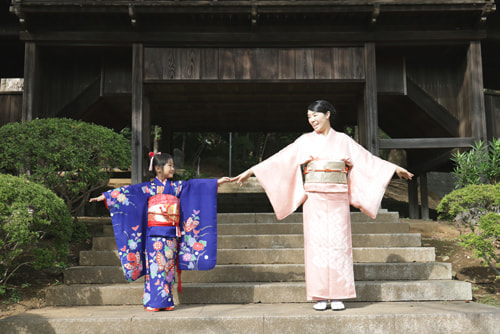 七五三写真 撮影場所 法華経寺１４