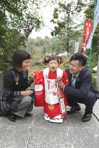 七五三写真 撮影場所 師岡熊野神社９