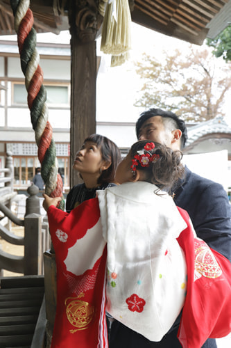 七五三写真 撮影場所 師岡熊野神社１１