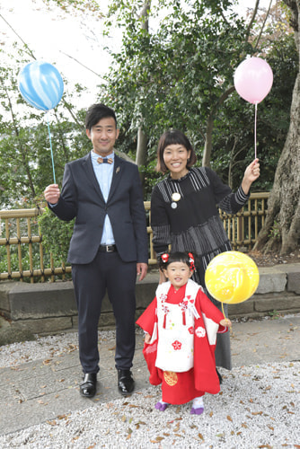 七五三写真 撮影場所 師岡熊野神社３４