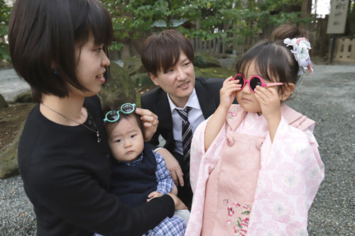 七五三写真 撮影場所 伊勢山皇大神宮３６