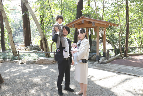 お宮参り写真 撮影場所 大宮氷川神社