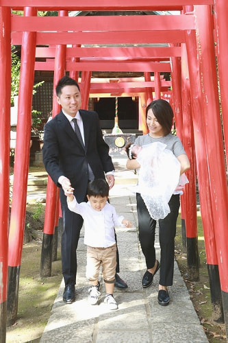 お宮参り写真 撮影場所 品川神社