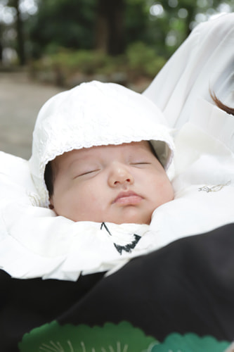 お宮参り写真 撮影場所 世田谷八幡宮
