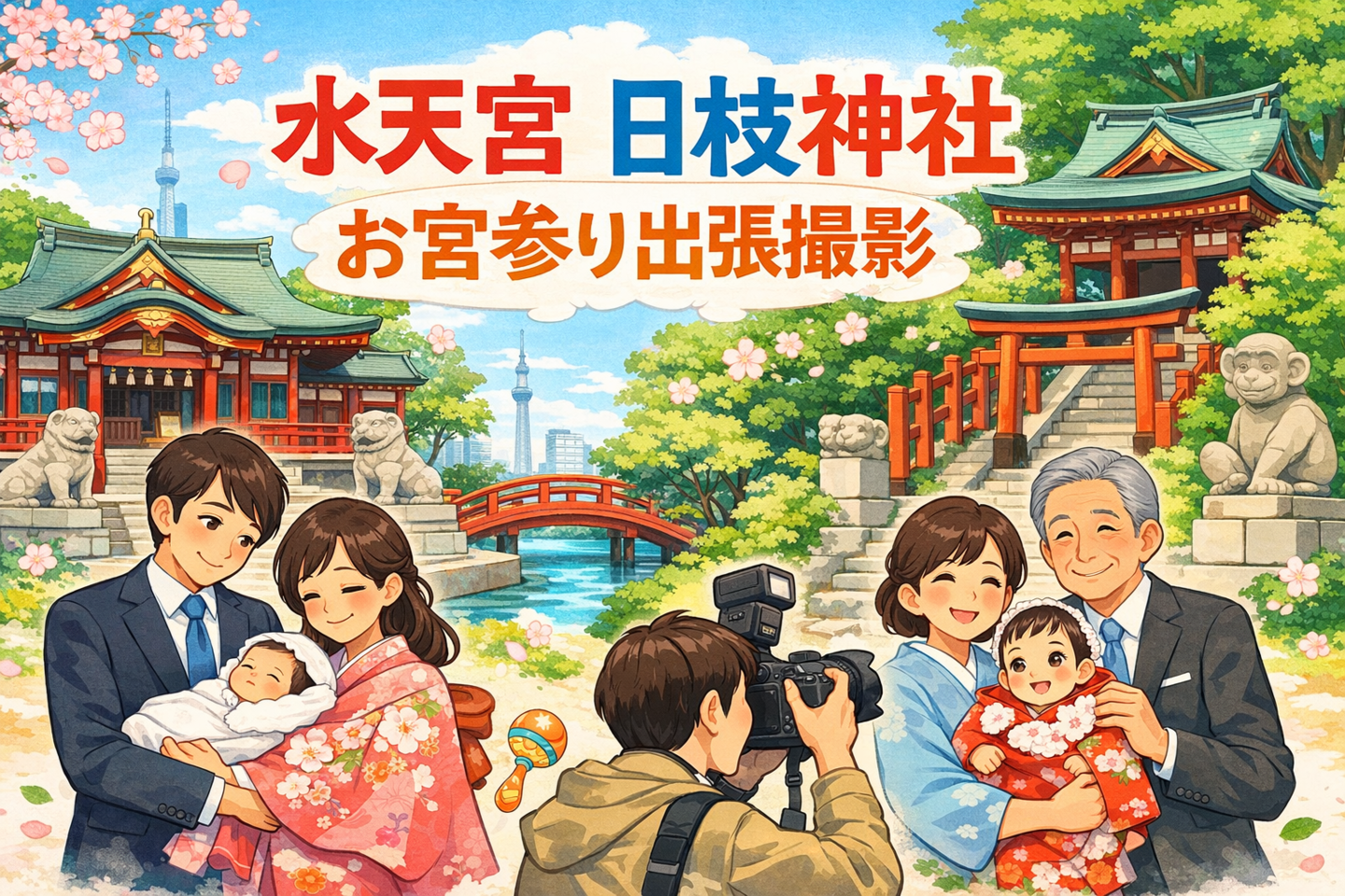 清瀬市 日枝神社(水天宮)のロケーションフォト