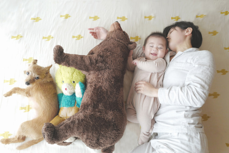 東京のおしゃれな家族写真